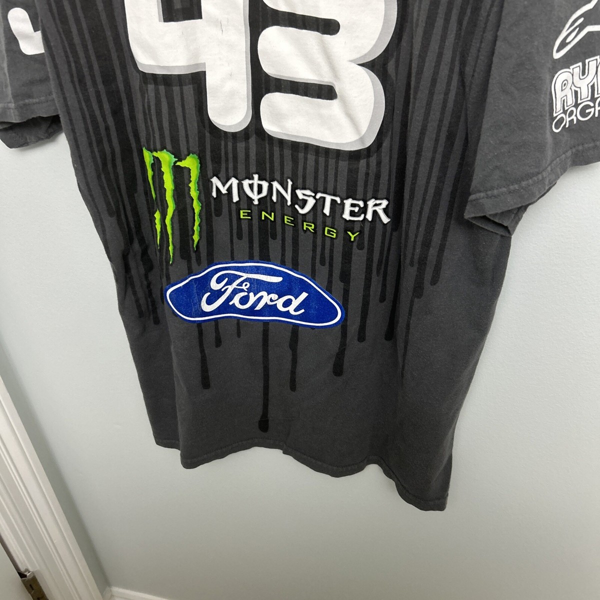 Y2K 2000s x DC x Ford Block 43 Motocross Jersey Shirt Size Y2K 2000s x DC x Ford Block 43 Motocross Jersey Shirt Size