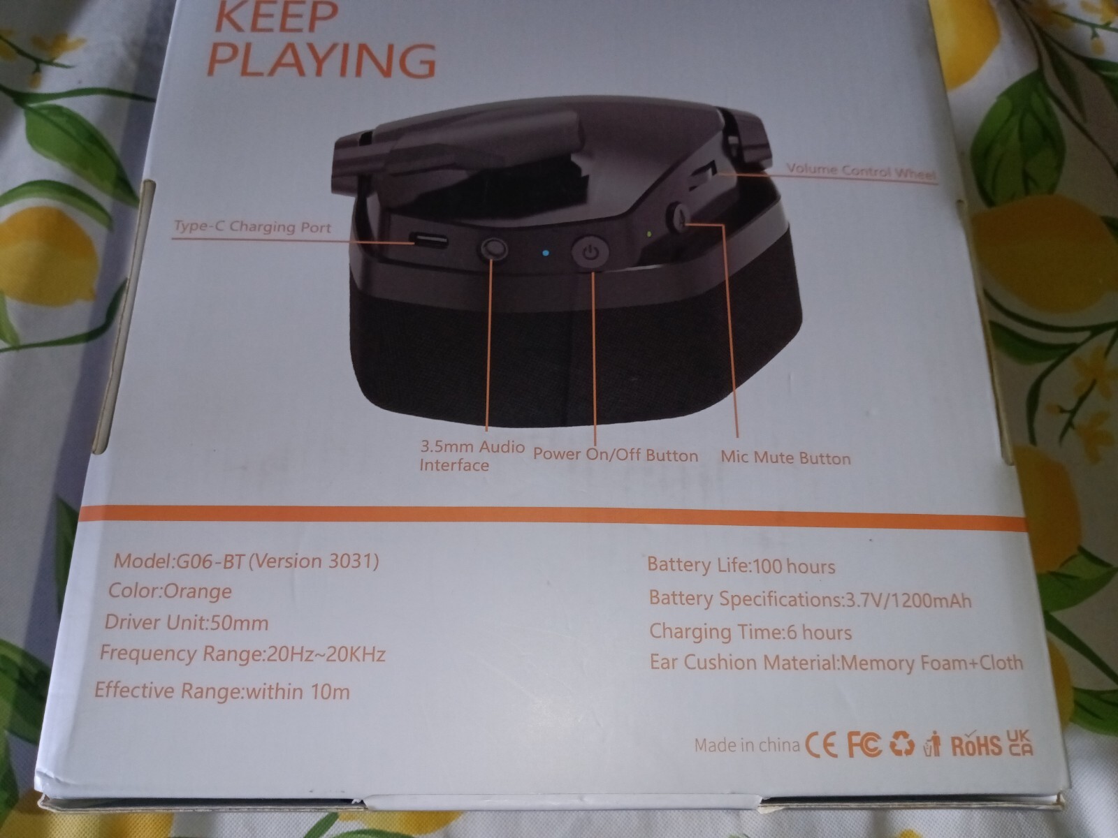 NUBWO G06 Dual Wireless Gaming Headset