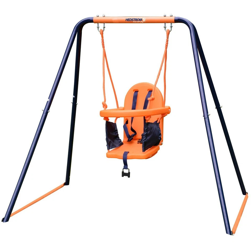 Kids Swing Indoor Outdoor Children 2 Seats Toddler Garden Chair Summer Games Toy - Image 2 of 4