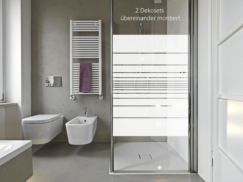 28,90€/m² Fensterfolie STREIFEN Milchglas Folie Glas Sichtschutz FD0001 - Bild 16 von 30
