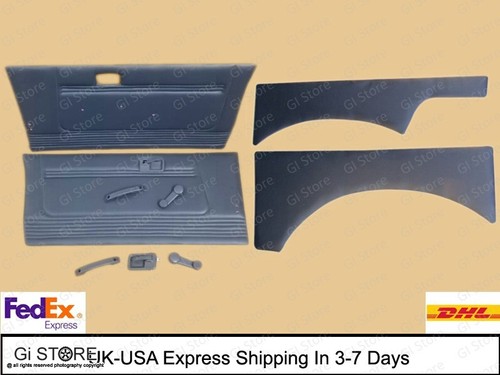 INSIDE DOOR PANEL Set Black Vinyl Suzuki Samurai Gypsy SJ410 SJ413 £47