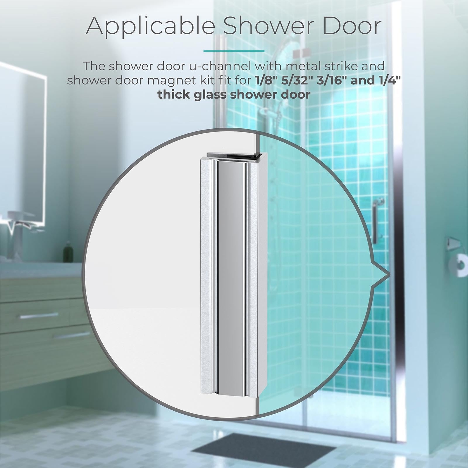 Shower Door Latch Replacement Shower Door UChannel with