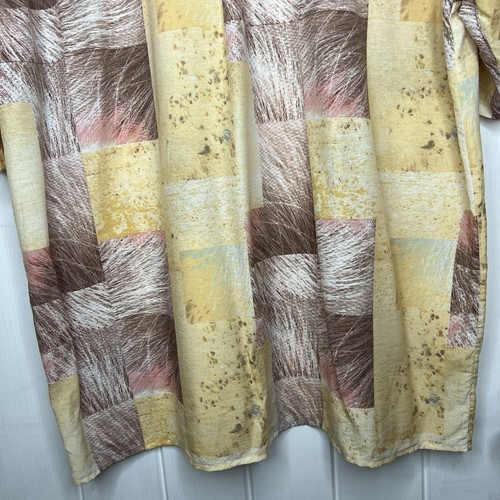 Vintage Hawaiian Shirt Mens Large San Remo Yellow Italy Summer Festival Retro - Picture 15 of 17