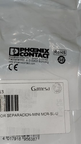 Phoenix Contact MINI CONDITIONNEUR DE SIGNAL MCR-SL-U-U/GAMESA GP324243 NEUF - Photo 4/8