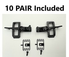 10 PAIRS G-SCALE HOOK  LOOP COUPLERS, Standard Fits MOST BACHMANN, LGB, USA