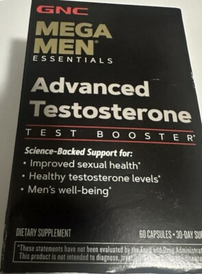 GNC Mega Men Advanced  - 60 Capsules Ex 10/27 FREE FAST SHIPPING