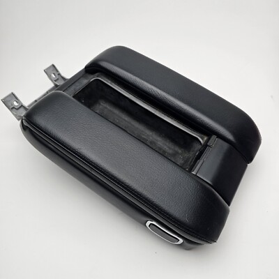 1997-2001 BMW E38 740iL 750iL Black Leather Center Console Armrest