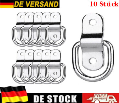 10X Zurrösen PKW Anhänger Befestigung Spanngurt Halter Verzurrösen mit Schrauben