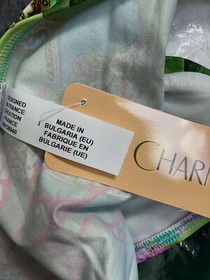 $119 Lise Charmel Womens Green Splendeur Strappy Bikini Bottom Swimwear Size XXS