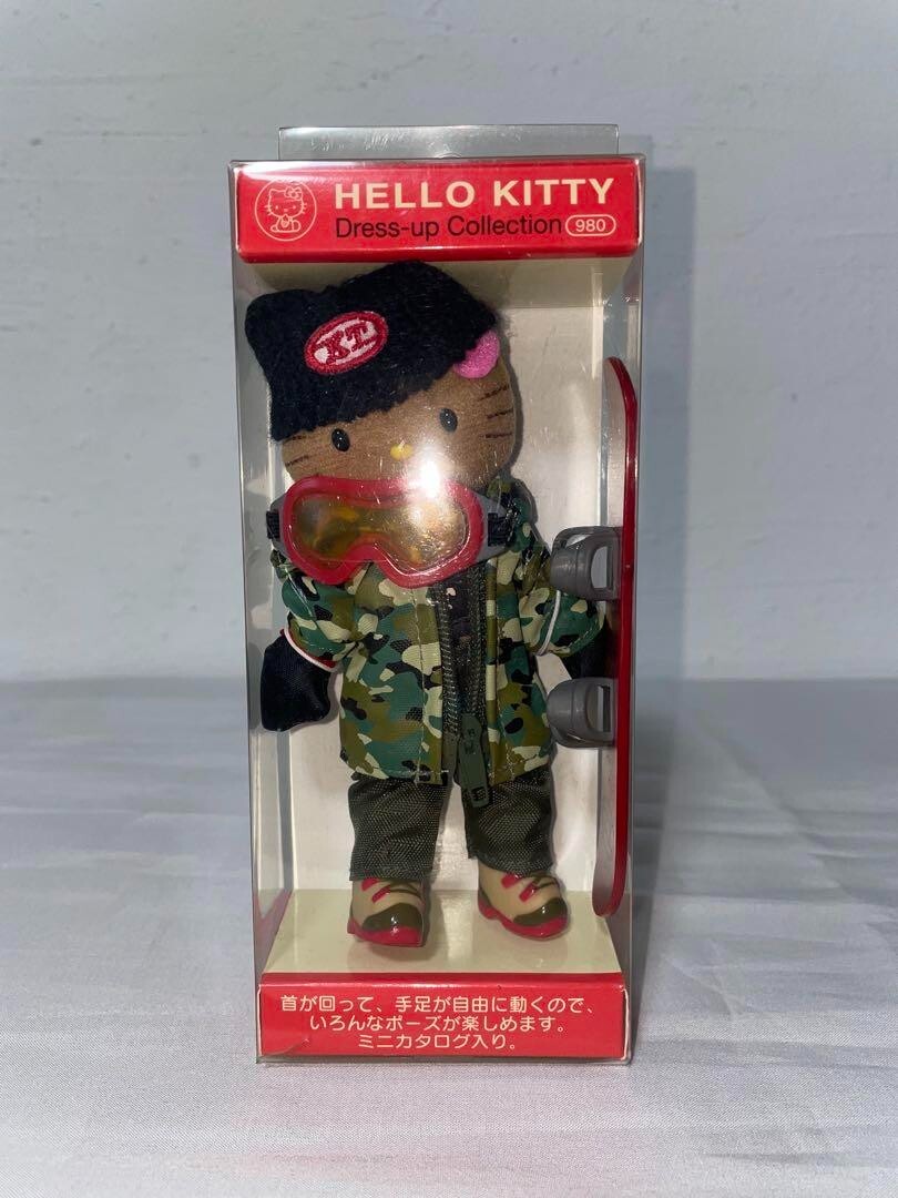 ハローキティ ドレスアップコレクション　日焼け　ガングロ　980 スノーボード Hello Kitty Dress Up Collection Tan Ganguro 980 Snowboard | eBay