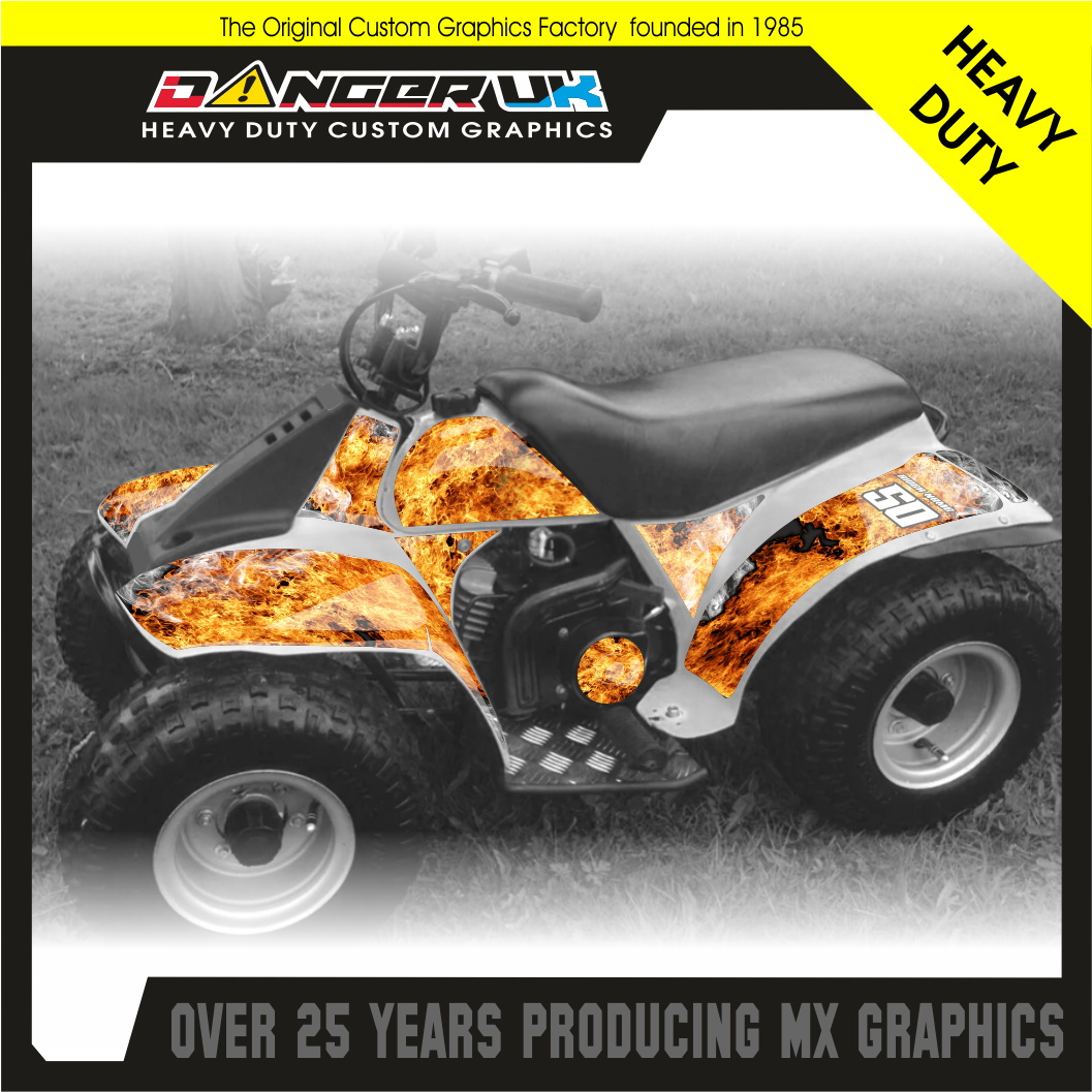 SUZUKI LT50 LT 50 KIDS QUAD GRAPHICS KIT DECALS STICKERS CUSTOM