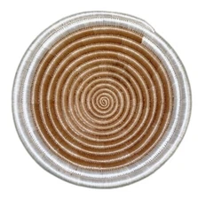 Coiled Woven Basket Catch All Bowl