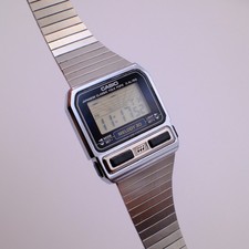 Vintage CASIO Melody 30 M-302 Digital Watch Rare Alarm Music Japan Stainless