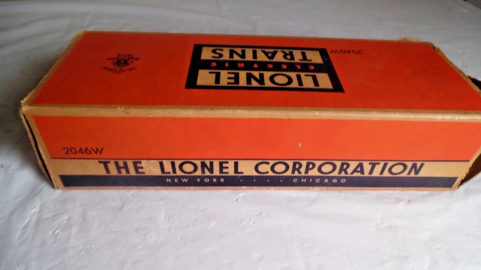 Lionel 2046W P.R.R.Operating Postwar Whistle Tender Box Original Box - Image 4 of 4