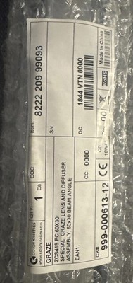 Color Kinetics ZCS419 60x30 Graze Lens & Diffuser Assembly 999-000613-12 *NEW*
