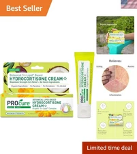 1.12 oz Natural Hydrocortisone Cream - Fast Relief for Rashes and Irritations