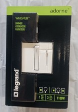 Legrand Adorne DWR703HW4 Ściemniacz szepczący-700W Żarówka/Halogen-biały 4 jednostki