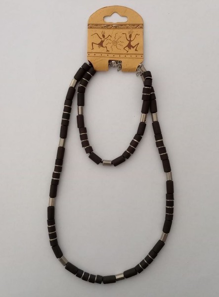 CONJUNTO COLLAR Y PULSERA DE HOMBRE SURFERO URBANO MODA ÉTNICA TRIBAL ESTILO 8