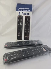 2-Pack Hisense Smart TV Remote Control EN2A27 – Replacement Remote – Brand New