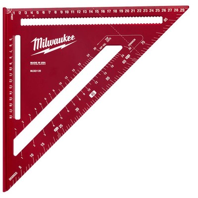 Milwaukee MLSQ1120 300mm Rafter Square w/ Durable, Accurate Marking