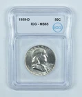 1959-D Franklin Half Dollar MS65 ICG