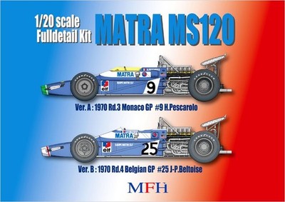 MFH 1/20  Fulldetail Kit Matra MS120 Ver.B 1970 Belgian GP K410 from JP 16360