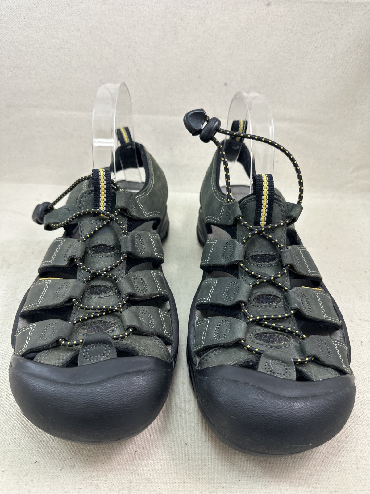 Keen Sandali Bisonte Pelle Impermeabili Escursionismo Pescatore Uomo 8 Verde Scuro