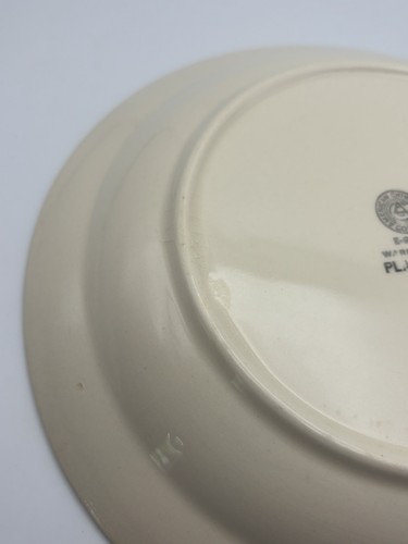 Art Deco American Chinaware ACW1 kleine Untertasse Schale Obst Blumen - Bild 10 von 10