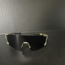 Shield Cycling Sunglasses Mirrored Black Lens Multicolor Plastic Frame RealTree