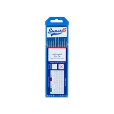 Image of 2% Lanthanated Tungsten Electrodes - Blue Tip (10 Pack) - 3.2mm (1158)