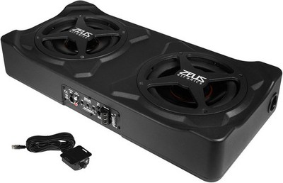 Hifonics ZEUS ZRX220A 2x20cm Active Dual Bass Reflex Subwoofer 300 WRMS
