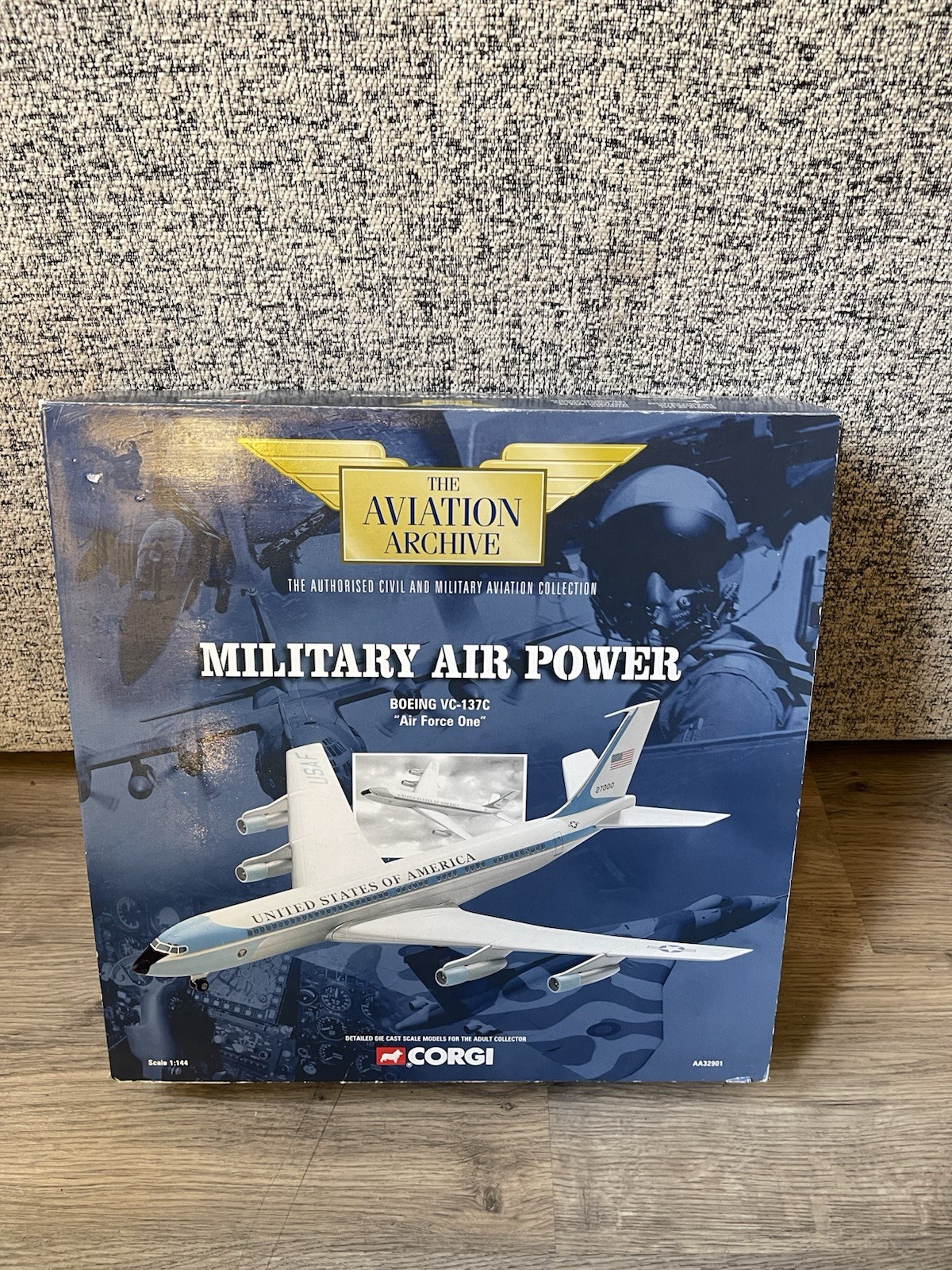Boeing VC-137C Air Force One Diecast Model Corgi Aviation Archive 1:144