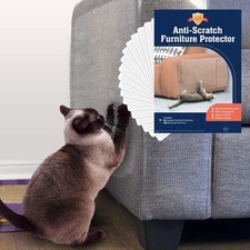 18 Pack XL Cat Scratch Furniture Protector Couch Shield Clear Deterrent