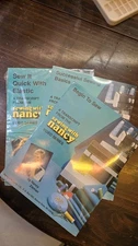 3 Vintage Books by Sewing With Nancy:Begin2Sew, Sucessful Sewing & Sew w/Elastic