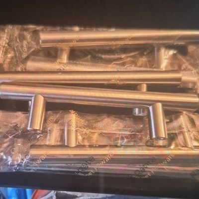 #ad Ravinte Brushed Stainless Steel Bar Pulls Silver Modern Cabinet Drawer 30 pack $30.00