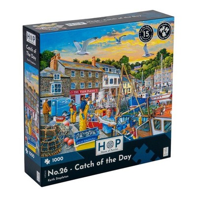 The House of Puzzles Catch of The Day 1000 Piece Jigsaw Scenic Landscape Puzzle