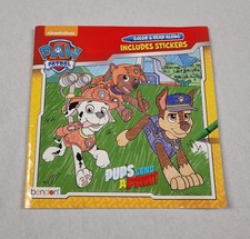 Bendon Nickelodeon Paw Patrol Color  Read Along with Stickers Pups Lend A Paw