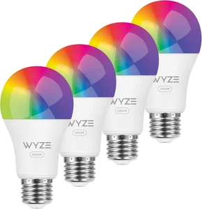 RGB Ampoule intelligente 4-Pack, 16 Millions de couleurs & Blanc tunable, App contrôlée