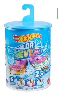 Color Reveal Multipack with 2 Surprise Cars That Change Deco in Warm & ICY Co...