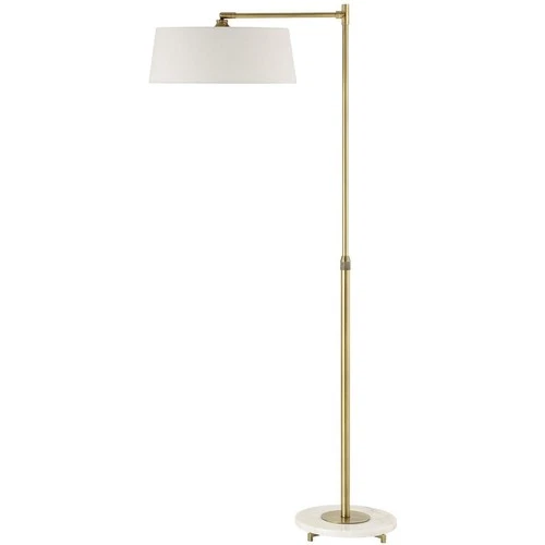 Uttermost 30417-1 Branch Out Floor Lamp Antique Brushed Brass and White Marble - Picture 4 of 8
