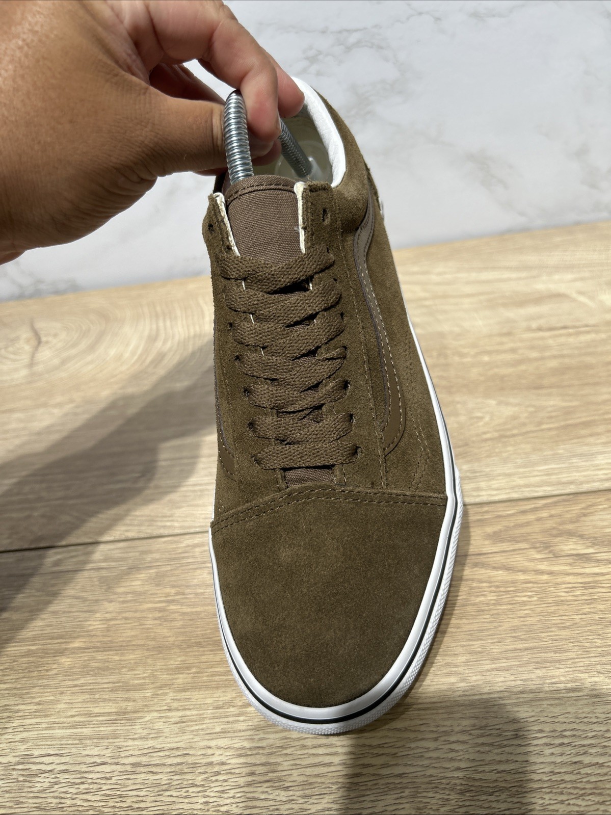 Vans Old Skool Sepia Orange Low Top Skate Sneakers VN000E9T0E0 Sz 7.5 New thumbnail 8