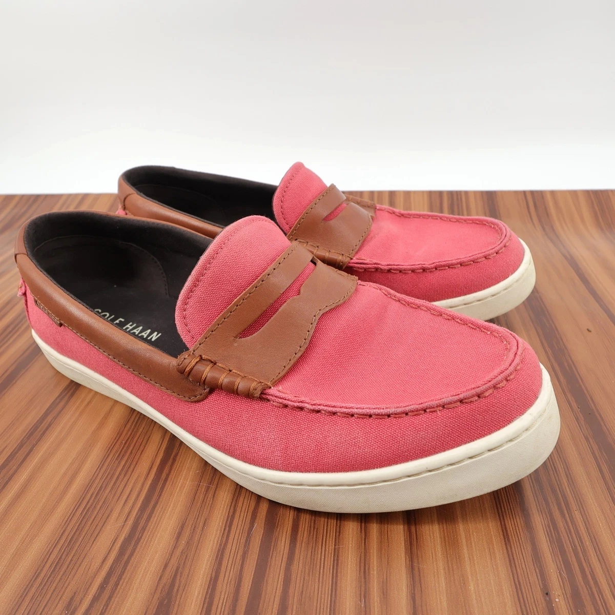 Cole Haan - Men\'s Fashion Shoes - Pink and Steel Gray - Size 8M Amazon.com | Cole Haan Mens 2.Zerogrand Stitchlite Oxfords  main image 3