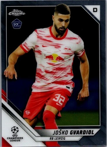 2021-22 Topps Chrome UEFA Champions League Joško Gvardiol #80 RB Leipzig