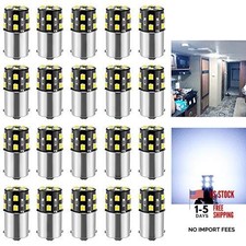 20PCS 1141 1156 Interior LED Light Bulbs for RV, Super Bright 18-SMD Cool White
