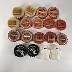 YANKEE CANDLE Lot of 18 Candles & Tarts Wax Melt HALLOWEEN & Fall Autumn Themes