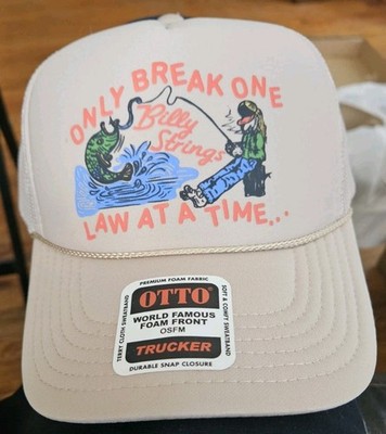 Billy Strings Mesh Trucker Hat   Only Break One Law At A Time  Sold Out   