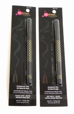 2 New JANE DAVENPORT ULTIMATE WATERPROOF PENS Black Lace Matte & Hot Vinyl Gloss