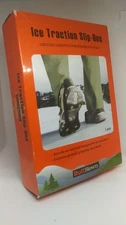 RuffHewn Ice Traction Shoe Gripper Slip-ons Ice Gripper Size Medium