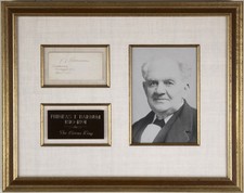 P.T. BARNUM - AUTOGRAPH 12/03/1885