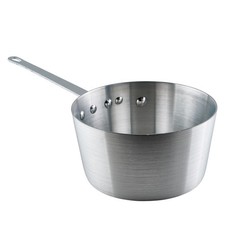 Heavy Duty Aluminum Tapered Sauce Pan 4.25 Quart 3mm Winco ASP-4